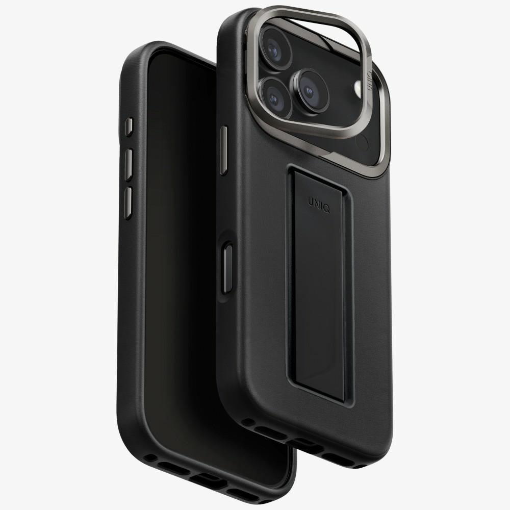 Чехол Uniq Heldro Pro Magclick с зарядкой для iPhone 17 Pro (чёрный)