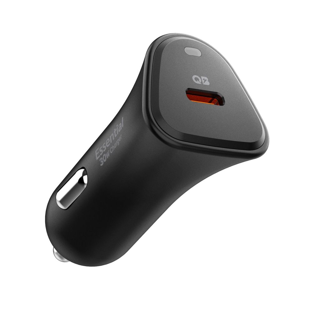 Spigen Essential EV301 30W auto lādētājs melns