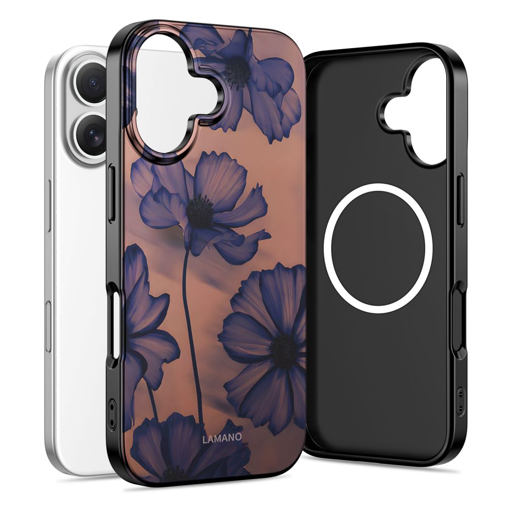 Tech-Protect Lamano MagSafe maciņš iPhone 17 brūni violets