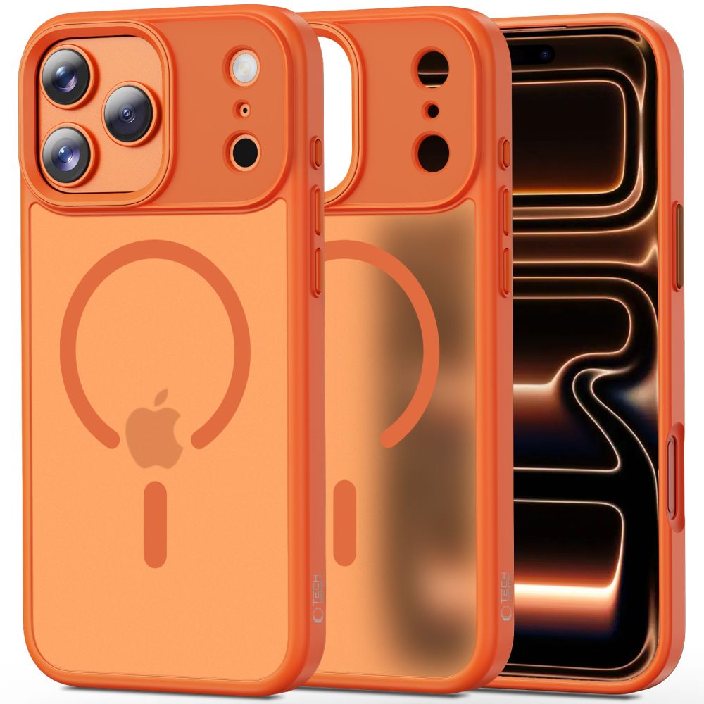 Tech-Protect MagMat MagSafe maciņš iPhone 17 Pro oranžs