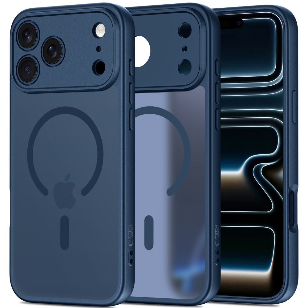 Tech-Protect BasicMag MagSafe futrālis iPhone 17 Pro - Tumši zils