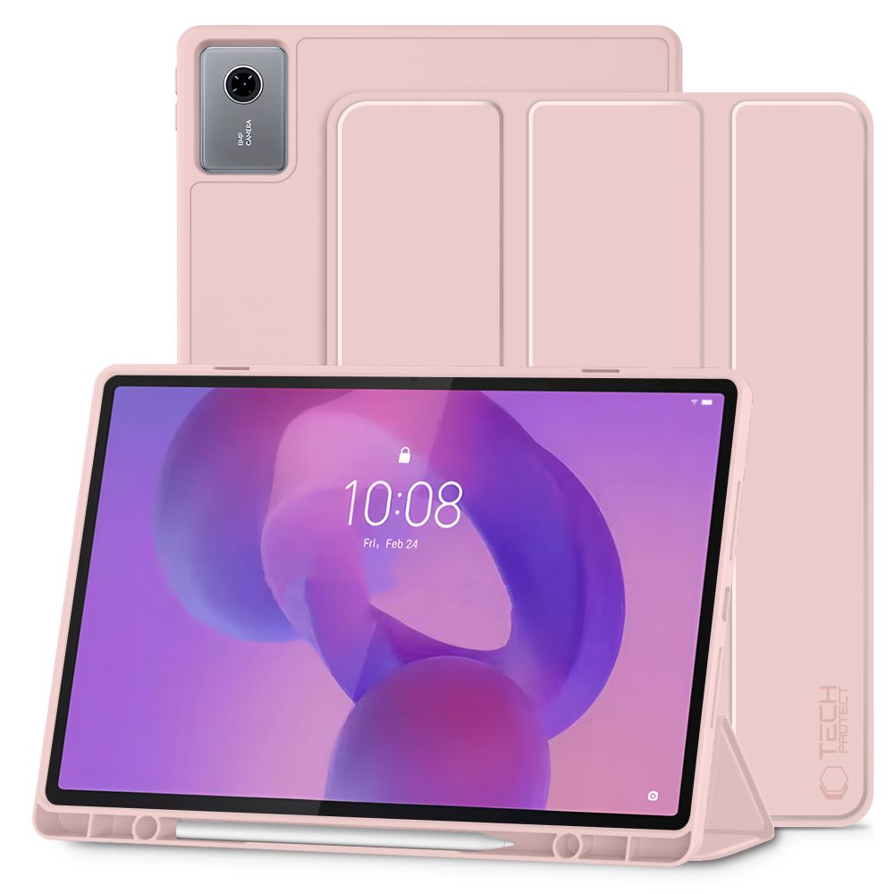 TechProtect SmartMaciņš Pen Maciņš Lenovo Idea Tab Plus 12.1 TB-361 - Rozā