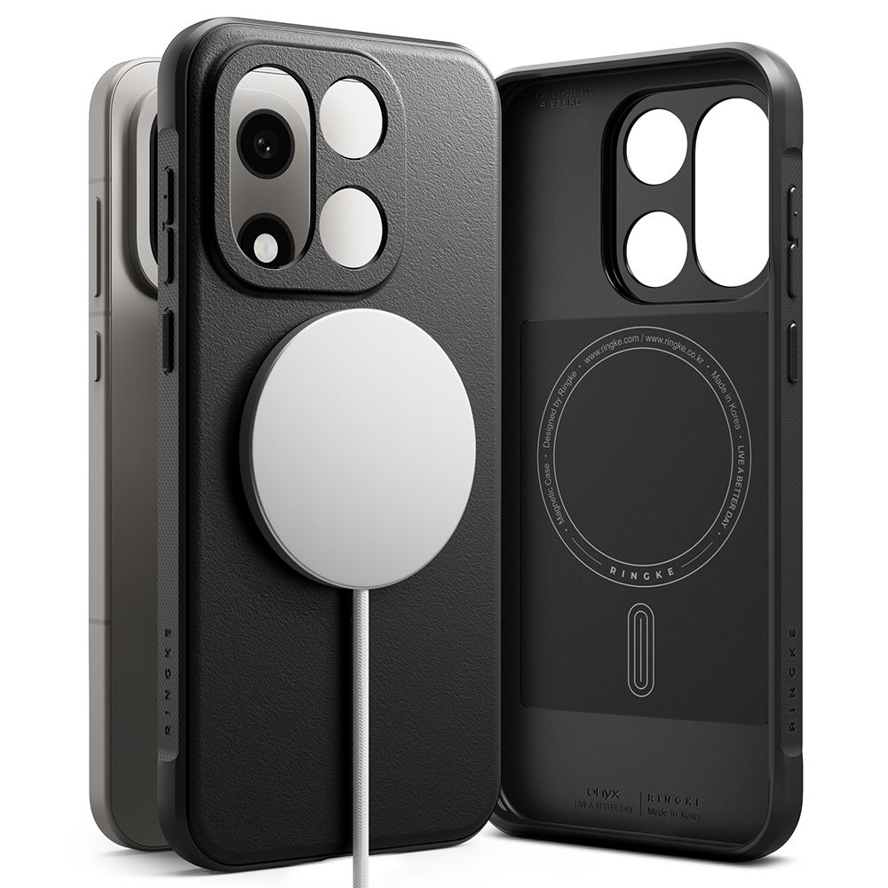 Ringke Onyx Magnetic MagSafe macins priekš OnePlus 15 - Melns