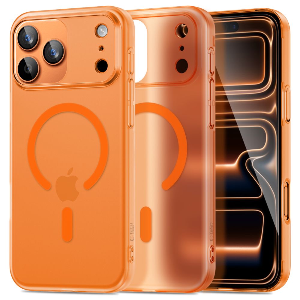 Tech-Protect Magslim MagSafe macins priekš iPhone 17 Pro - Oranzs