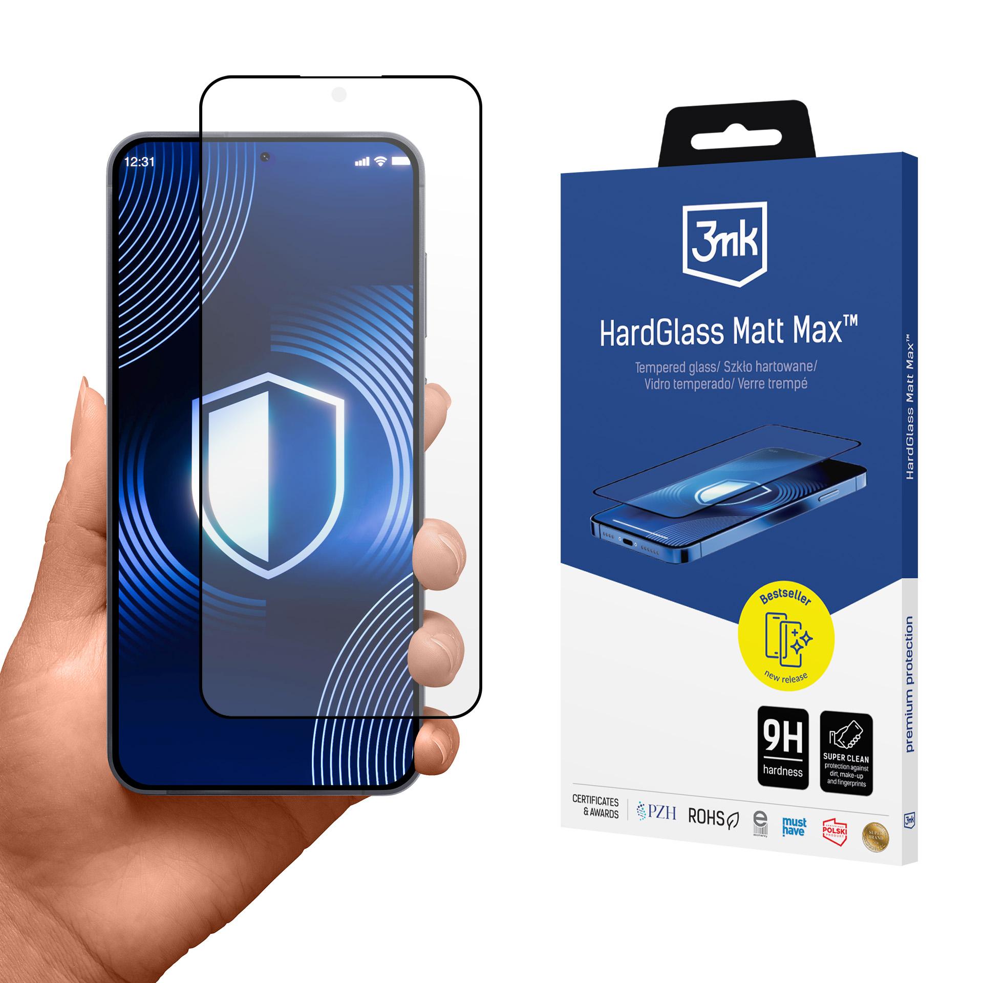 3mk HardGlass Matt Max закалённое стекло для Samsung Galaxy S26+