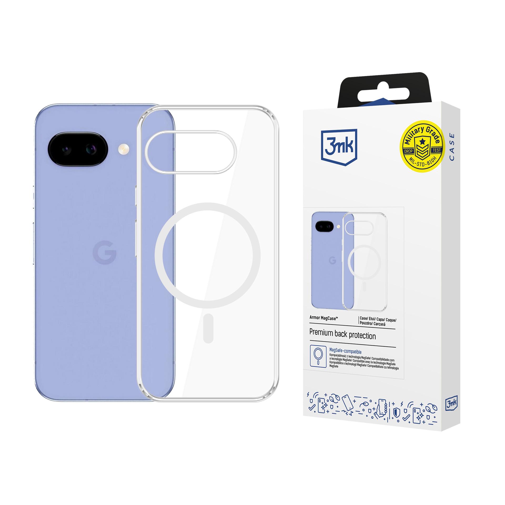 3mk Armor MagCase для Google Pixel 10A - прозрачный