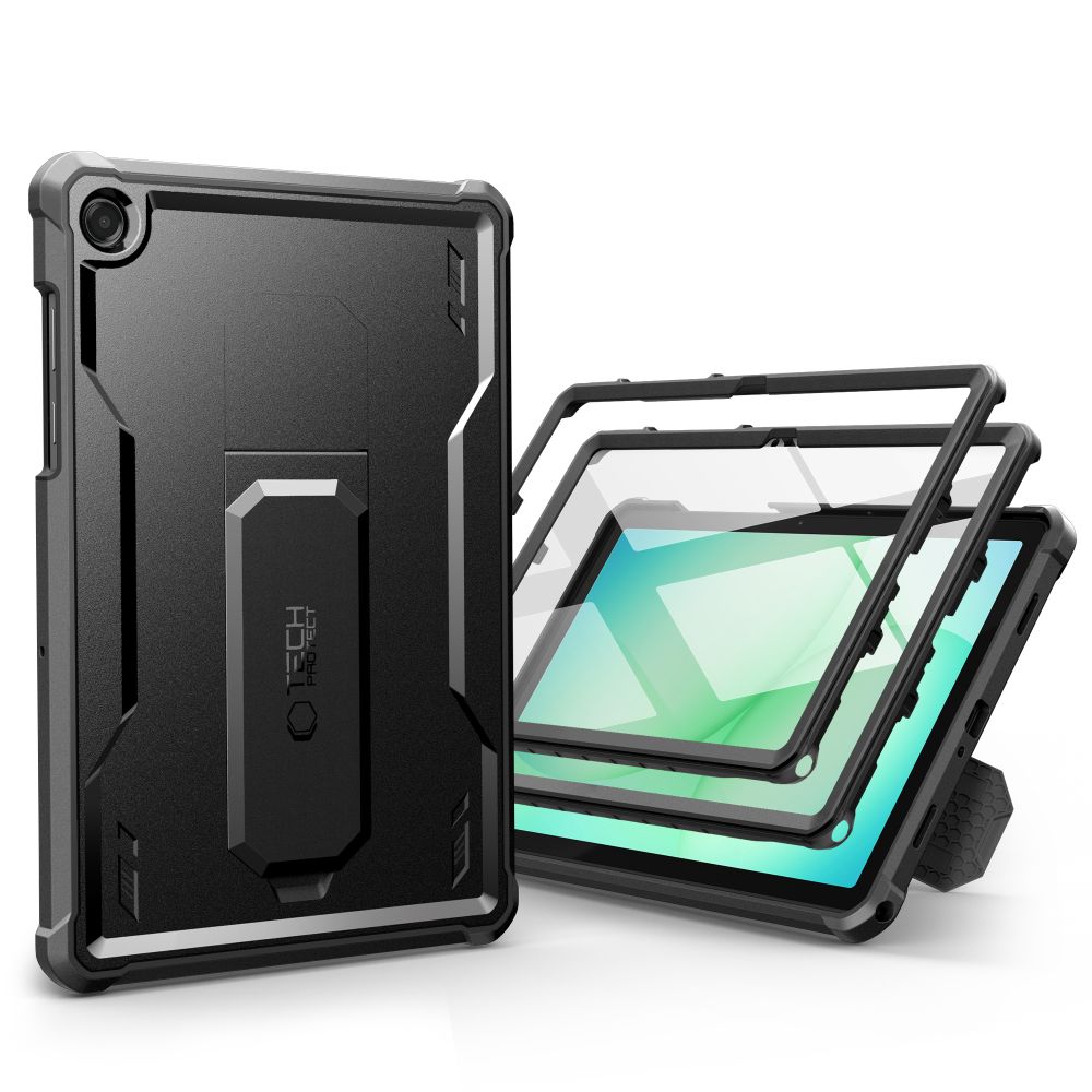 Tech-Protect Kevlar Pro futrālis Samsung Galaxy Tab A9+ / A11+ - Melns