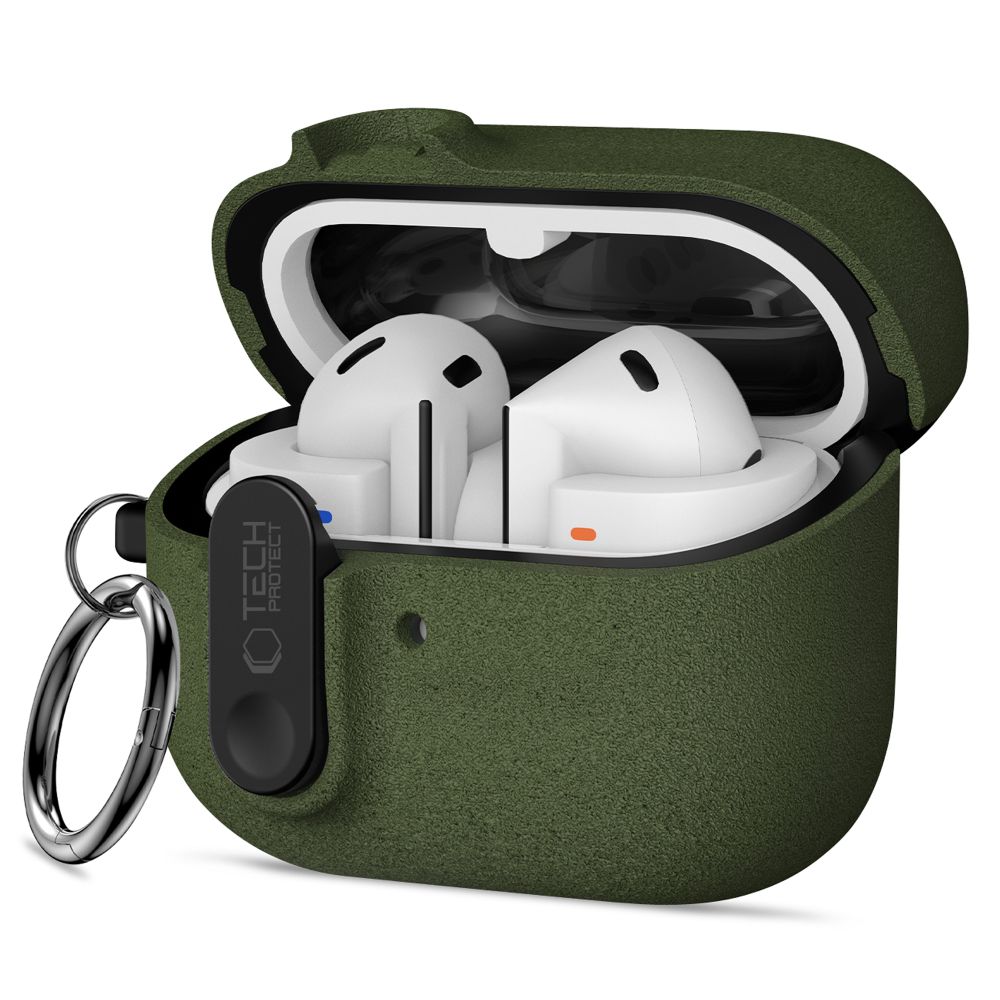 Tech-Protect plāns vāciņš ar āķi Samsung Galaxy Buds 3 / 3 FE / 3 Pro - zaļš