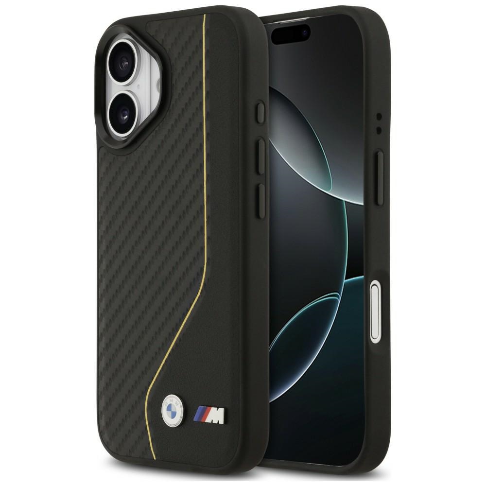 BMW M Carbon Line & Logo MagSafe Maciņš for iPhone 17 - dzeltens