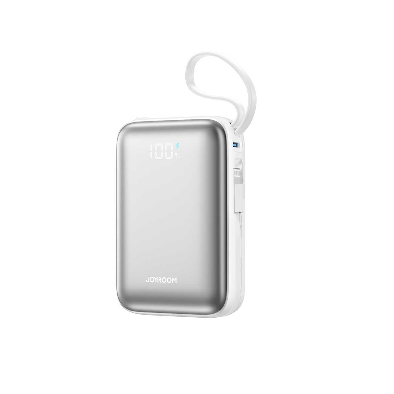 Joyroom JR-PBF29 20000mAh 22.5W ārējā baterija ar dubulto kabeli balta