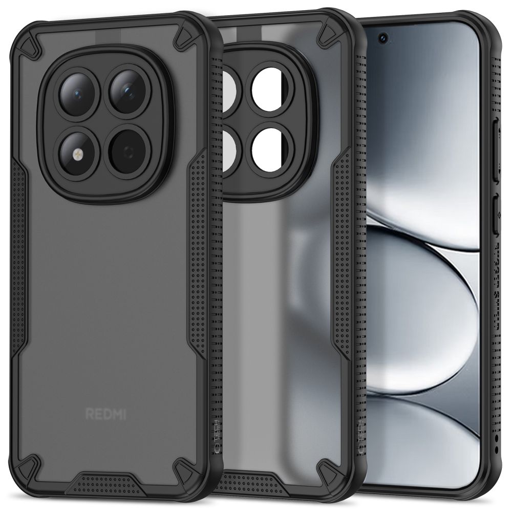 Tech-Protect izturīgs aizsargvāciņš priekš Xiaomi Redmi Note 15 Pro 5G - Black