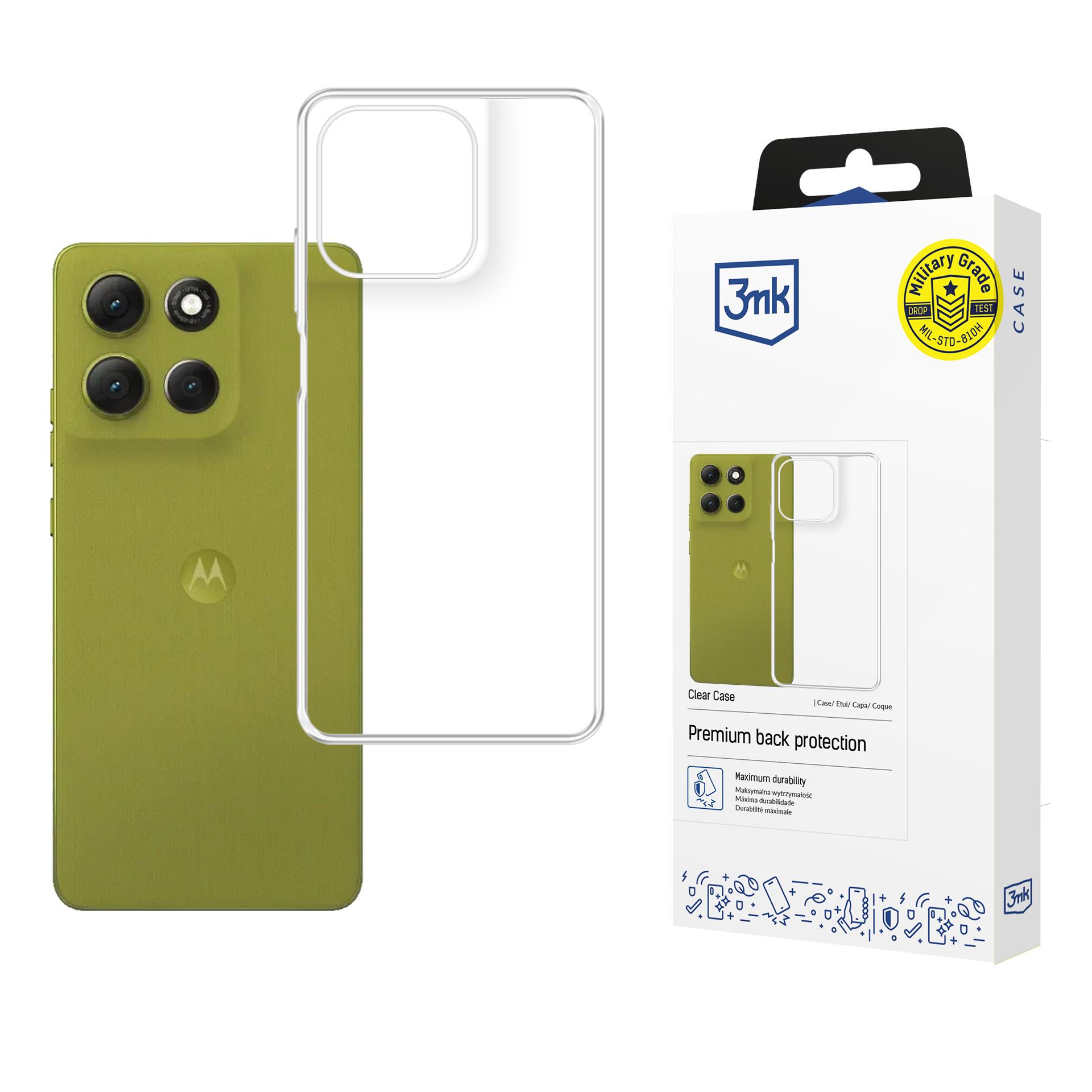 3mk Clear Case caurspīdīgs maciņš Motorola Moto G86 / G86 Power