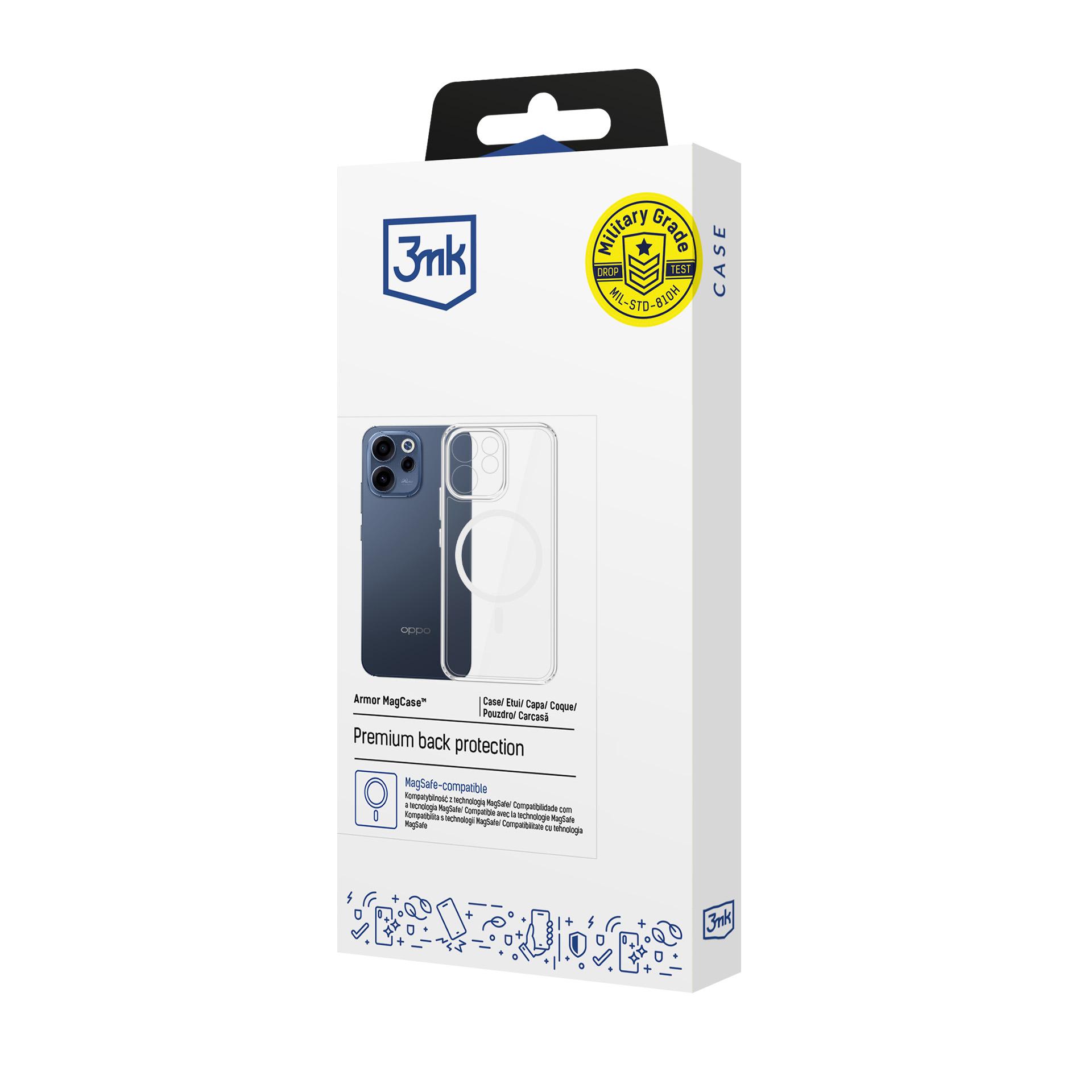 3mk Armor Magcase для Oppo Reno 15 F 5G / Reno 15 FS 5G (CPH2801) — прозрачный