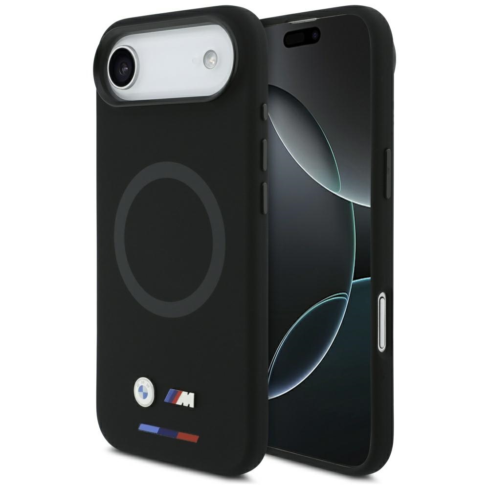 BMW M Silicon Logo MagSafe Maciņš for iPhone Air - melns
