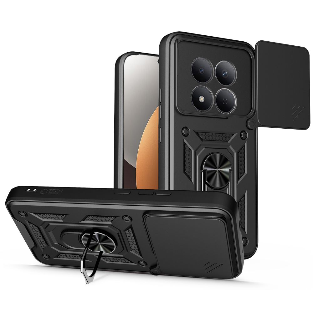 Tech-Protect CamShield Pro Чехол для Xiaomi Redmi Note 15 Pro 5G чёрный