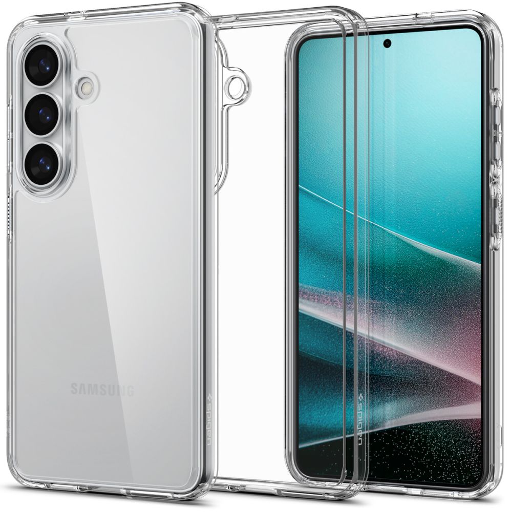 SPIGEN futrālis ULTRA HYBRID priekš SAMSUNG S26 crystal clear