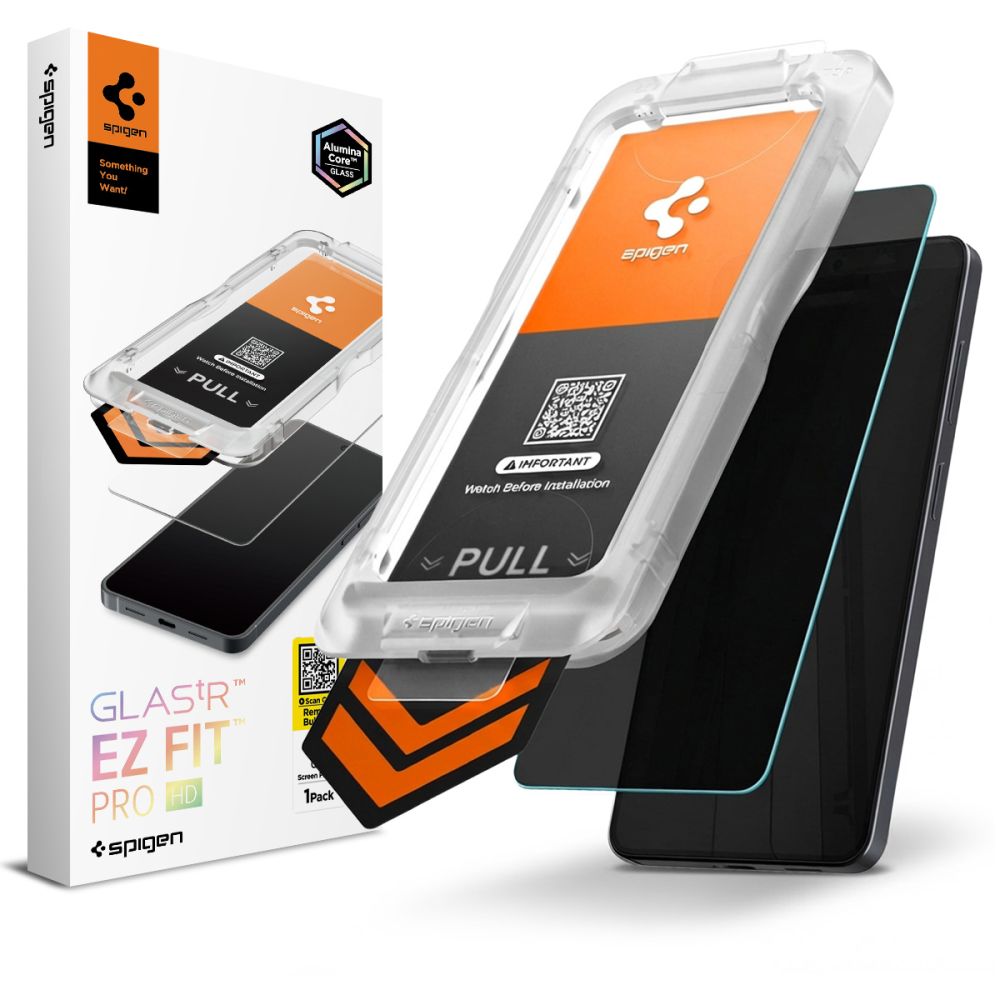Privātuma aizsargstikls SPIGEN GLAS.TR "EZ FIT PRO AC” HD GALAXY S26 PRIVACY