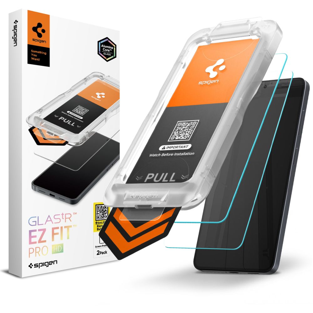 Spigen Glas.Tr Ez Fit Pro HD rūdīts stikls 2 gab. priekš Samsung Galaxy S26 caurspīdīgs