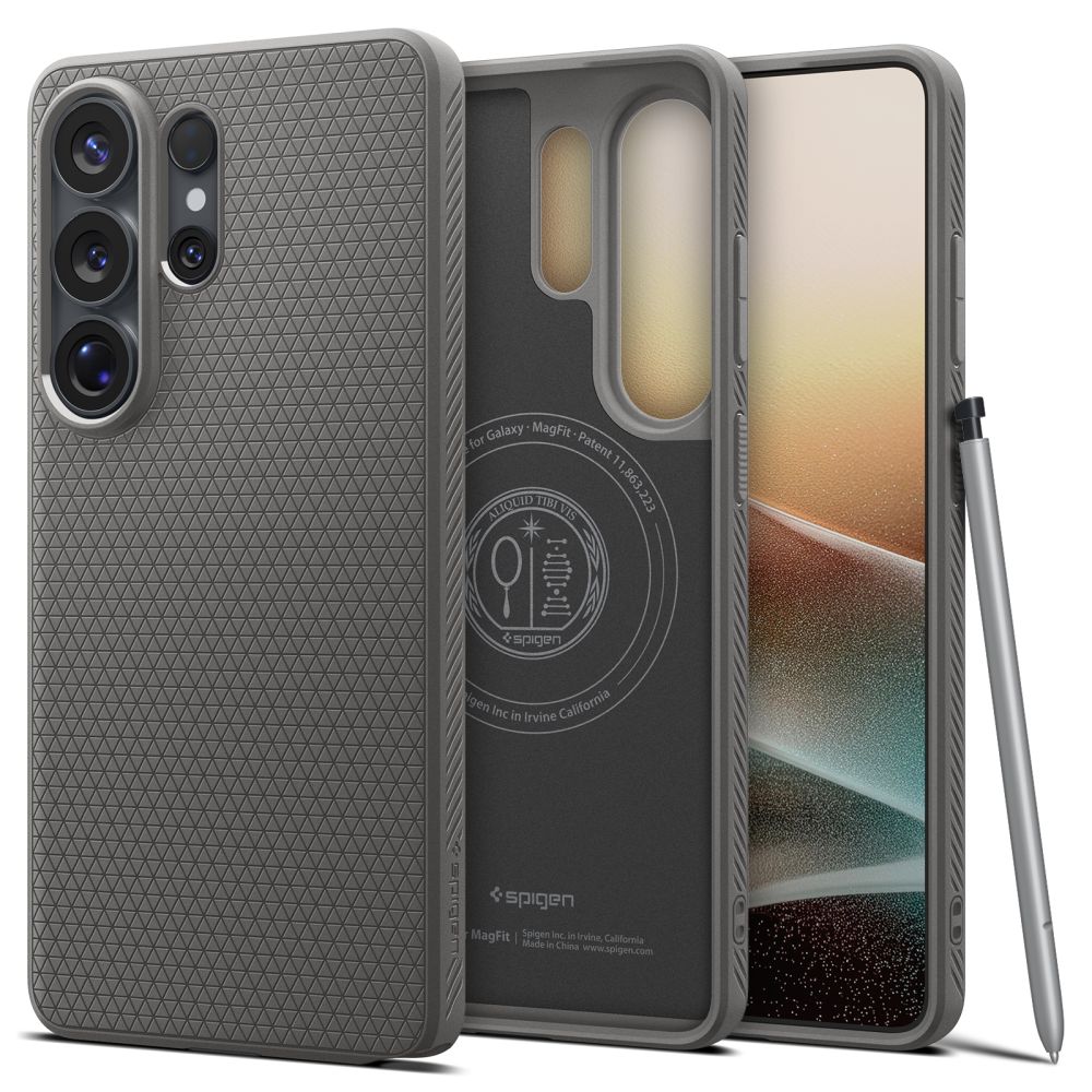 SPIGEN futrālis LIQUID AIR MAG saderīgs ar MagSafe priekš SAMSUNG S26 Ultra marble grey