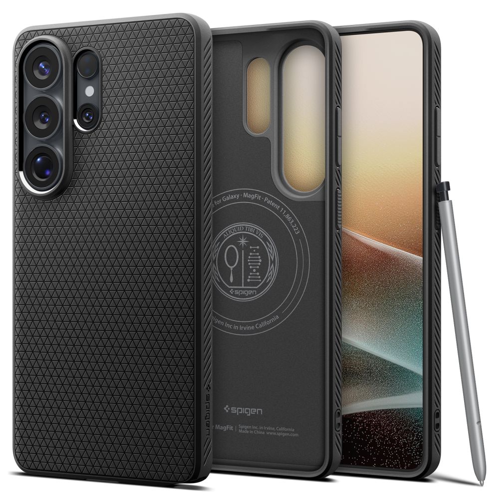 SPIGEN futrālis LIQUID AIR MAG saderīgs ar MagSafe priekš SAMSUNG S26 Ultra matēts melns