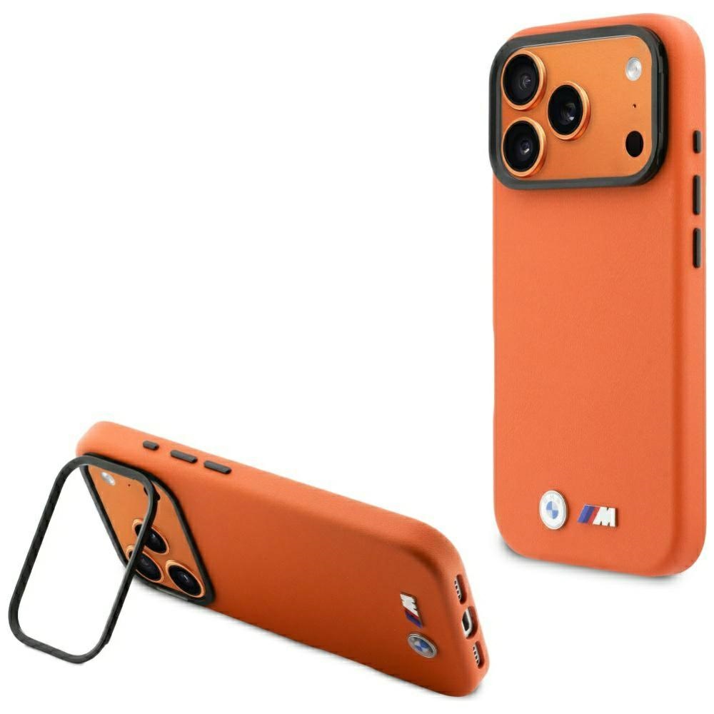 BMW M Metal Logo MagSafe чехол iPhone 17 Pro - оранжевый