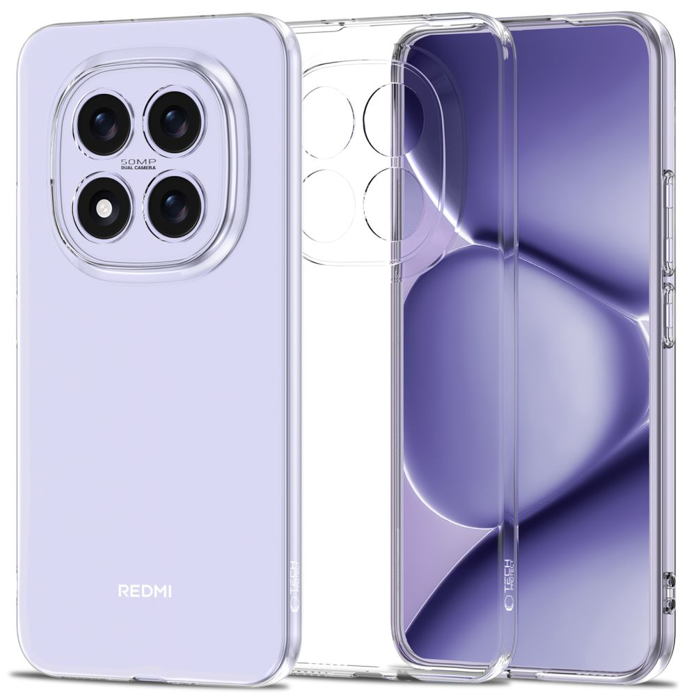 Tech-Protect FlexAir apvalks Xiaomi Redmi Note 15 Pro 5G - Caurspīdīgs