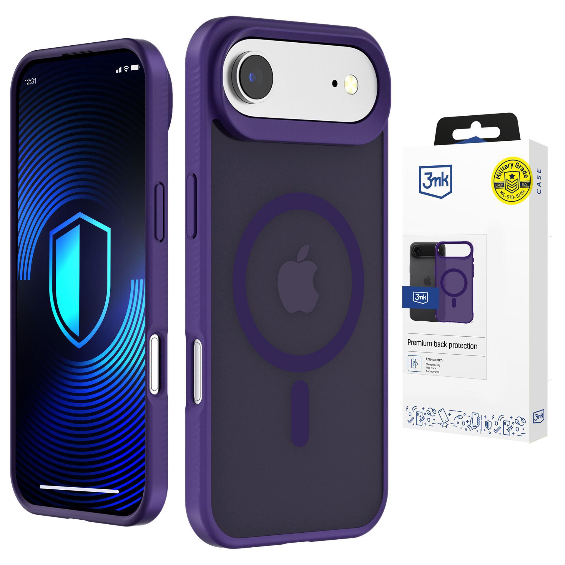 3mk Smoke MagCase maciņš iPhone Air - violets