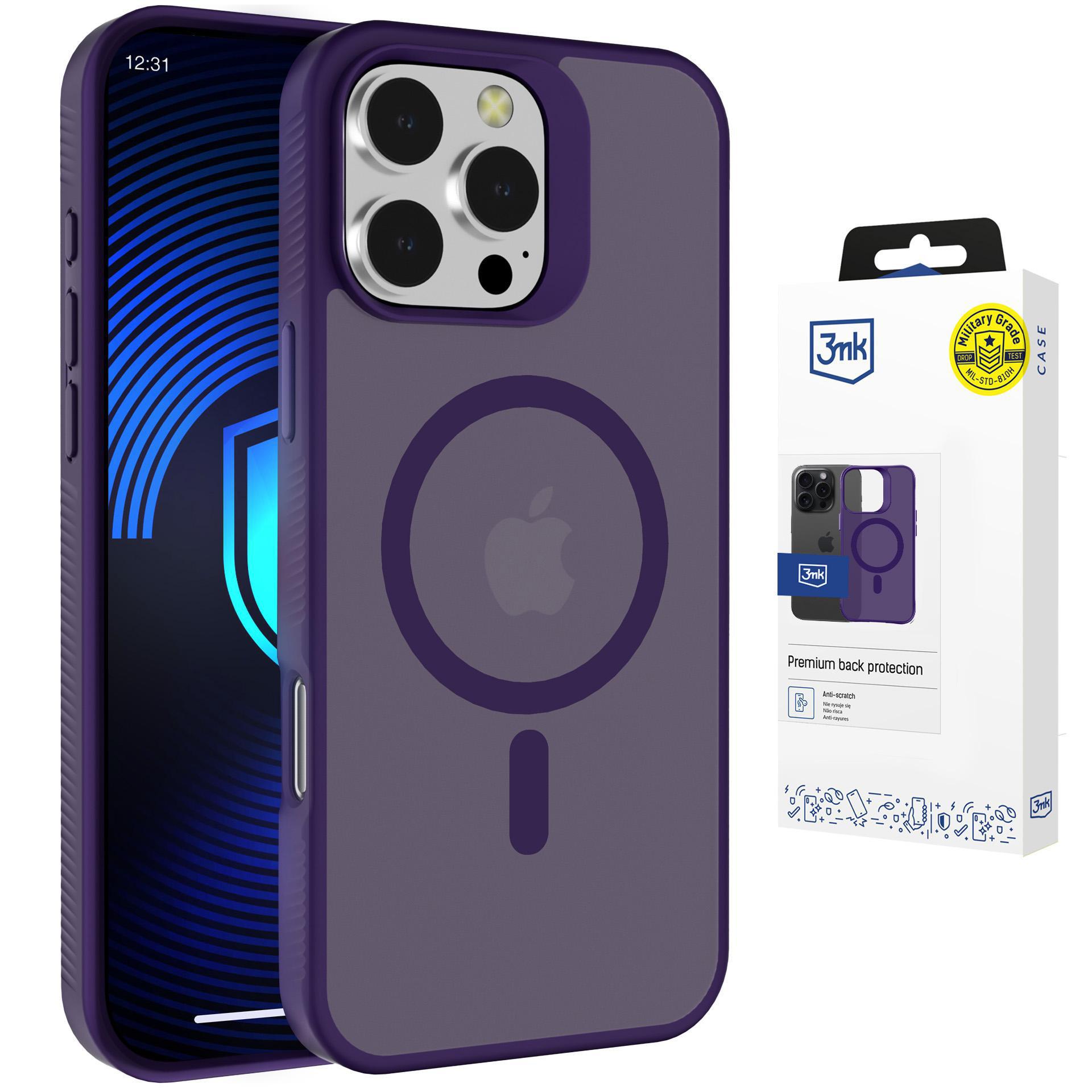 3mk Smoke MagCase for iPhone 16 Pro Max - violets-Translucent