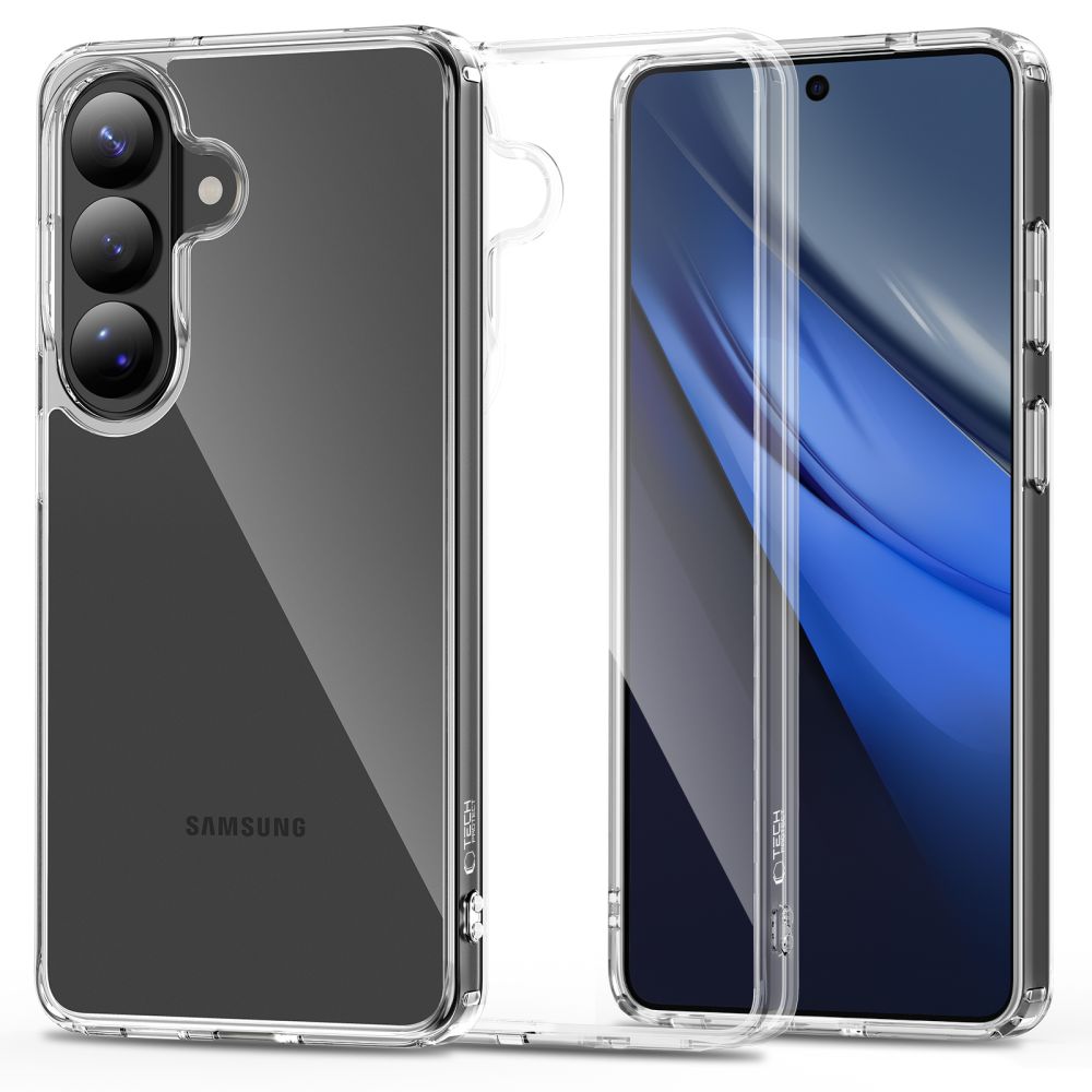 Tech-Protect FlexAir Hybrid Maciņš for Samsung Galaxy S26 - Clear