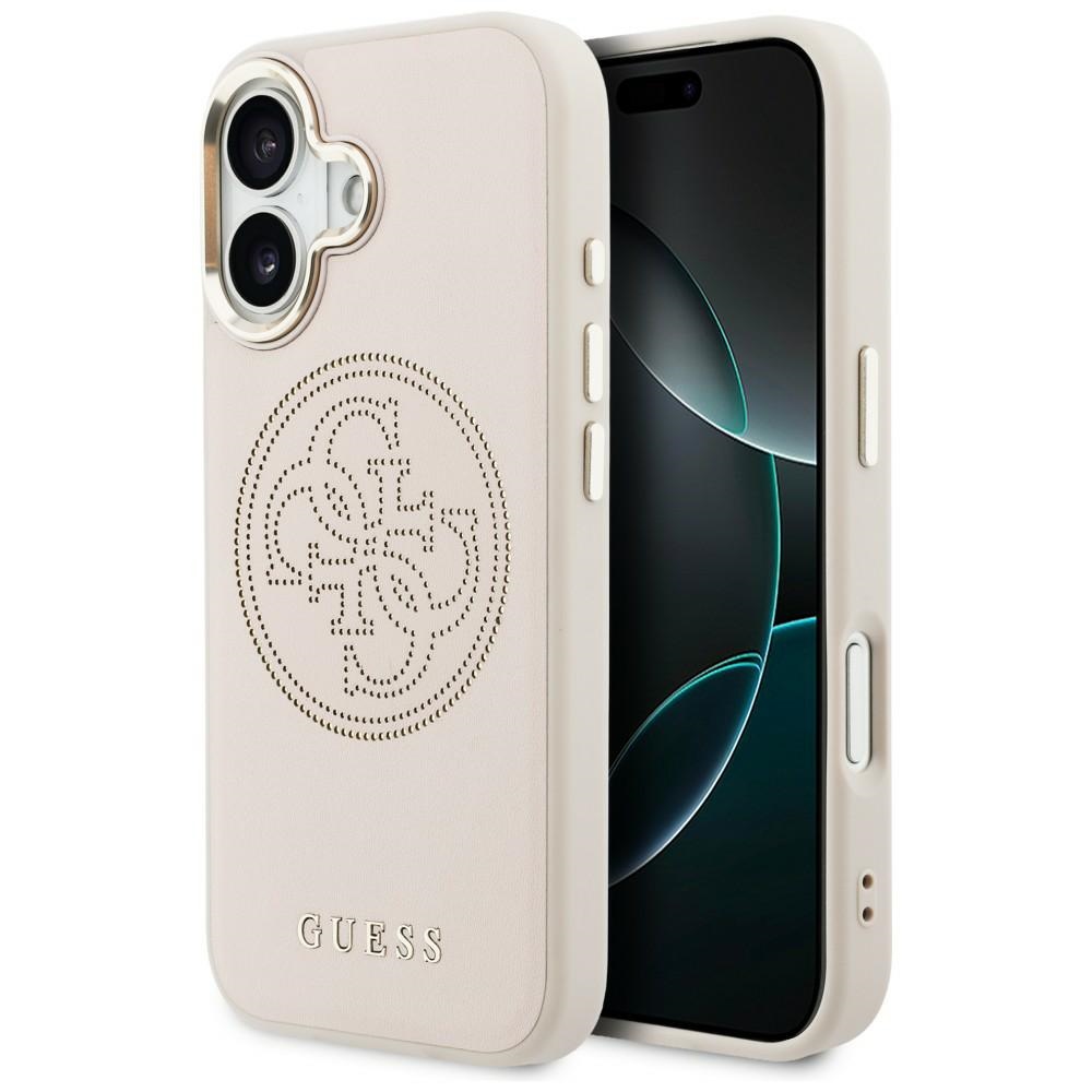 Guess Perforated 4G MagSafe Maciņš for iPhone 17 - rozā