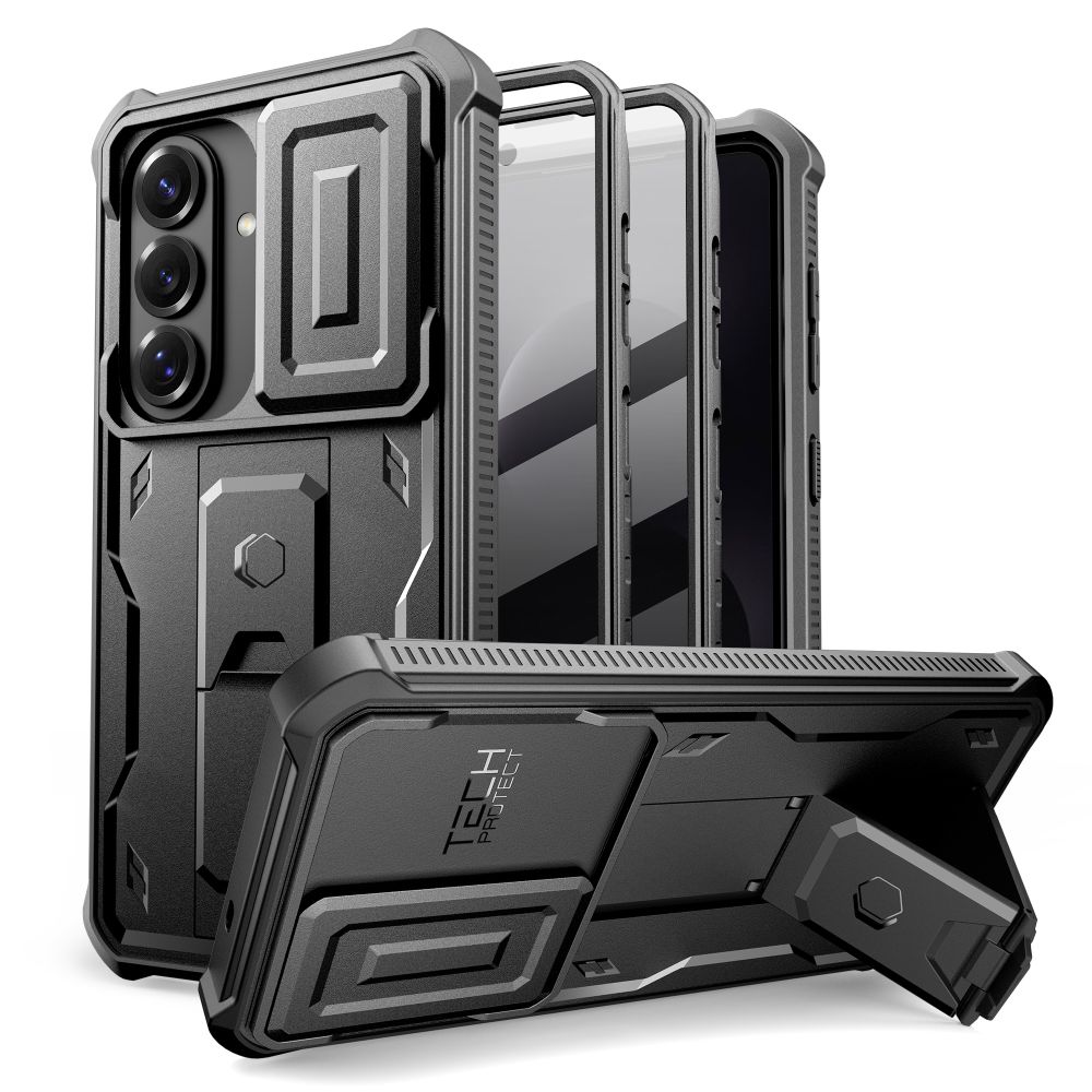 Tech-Protect Kevlar Cam+ Maciņš for Samsung Galaxy S26 - melns