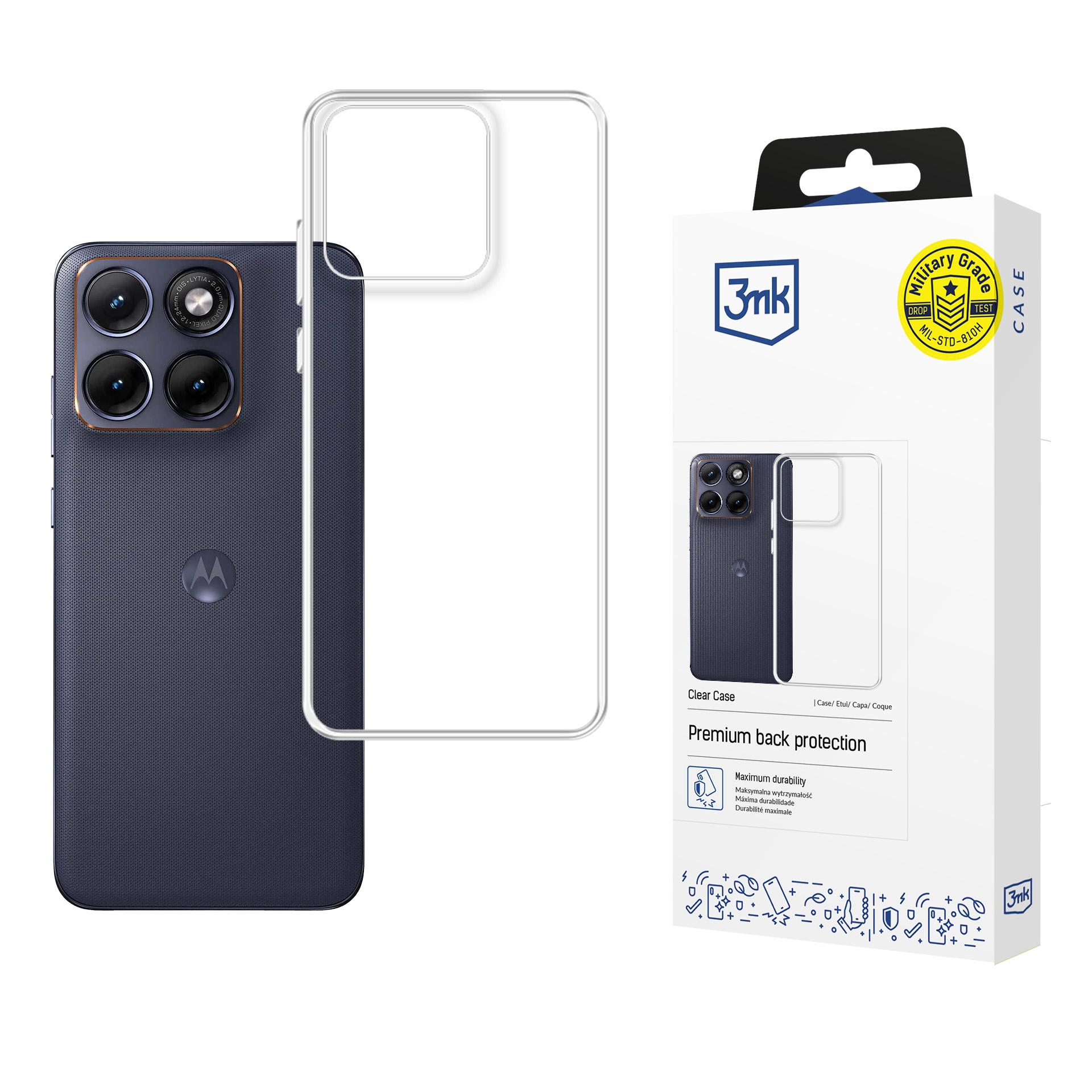 3mk Clear Case caurspīdīgs maciņš Motorola Edge 70 Fusion