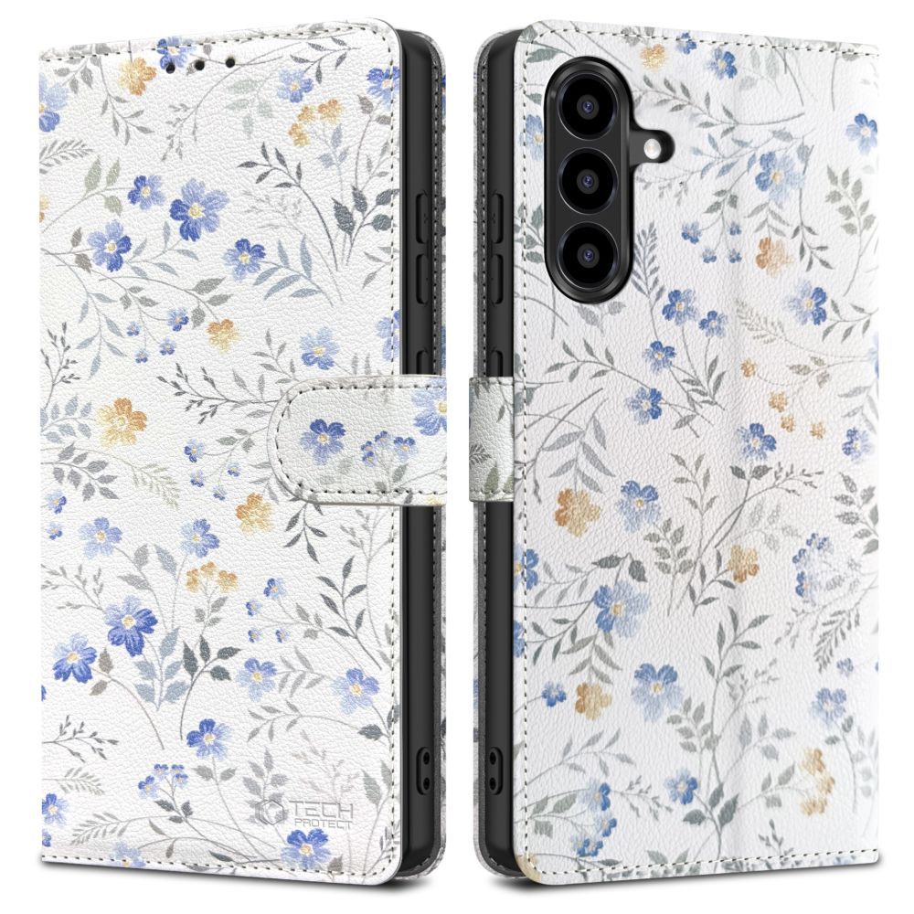 Tech-Protect Wallet чехол для Samsung Galaxy A57 5G цветочный принт