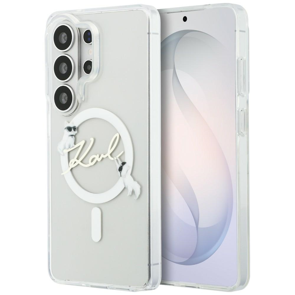 Karl Lagerfeld maciņš IML KC Script MagSafe priekš Samsung Galaxy S26 Ultra caurspīdīgs