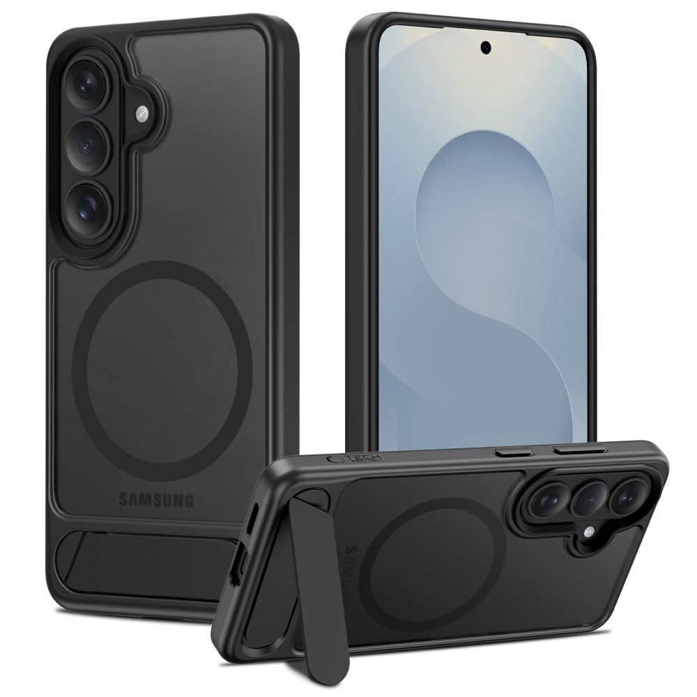 Tech-Protect MagRack MagSafe maciņš priekš Samsung Galaxy S26 Plus matēts melns