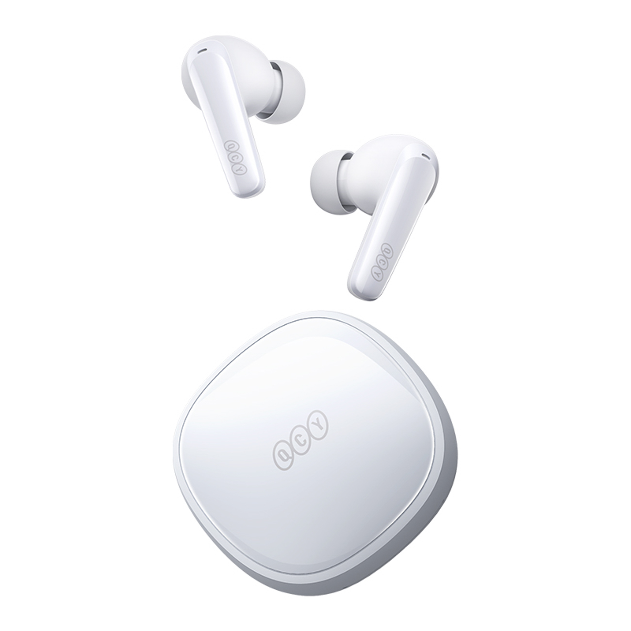 QCY T13X In-Ear austiņas ar ENC IPX5 Bluetooth 5.3 baltas