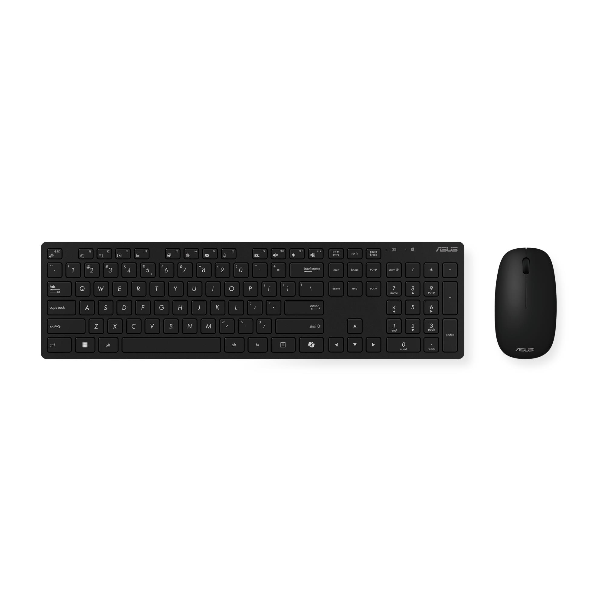 Tastatūra Pele WRL Opt. W5000/BLACK 90XB0430-BKM3K0 Asus