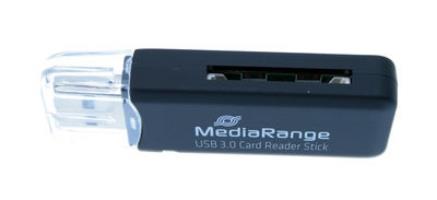 ATMIŅAS LASĪTĀJS USB3.0 STICK/BLACK MRCS507 MEDIARANGE