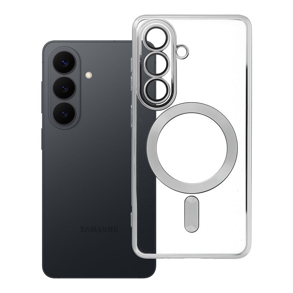 ELECTRO MAG COVER viedtālruņa apvalks ar MagSafe SAMSUNG S26 Pro sudraba krāsas