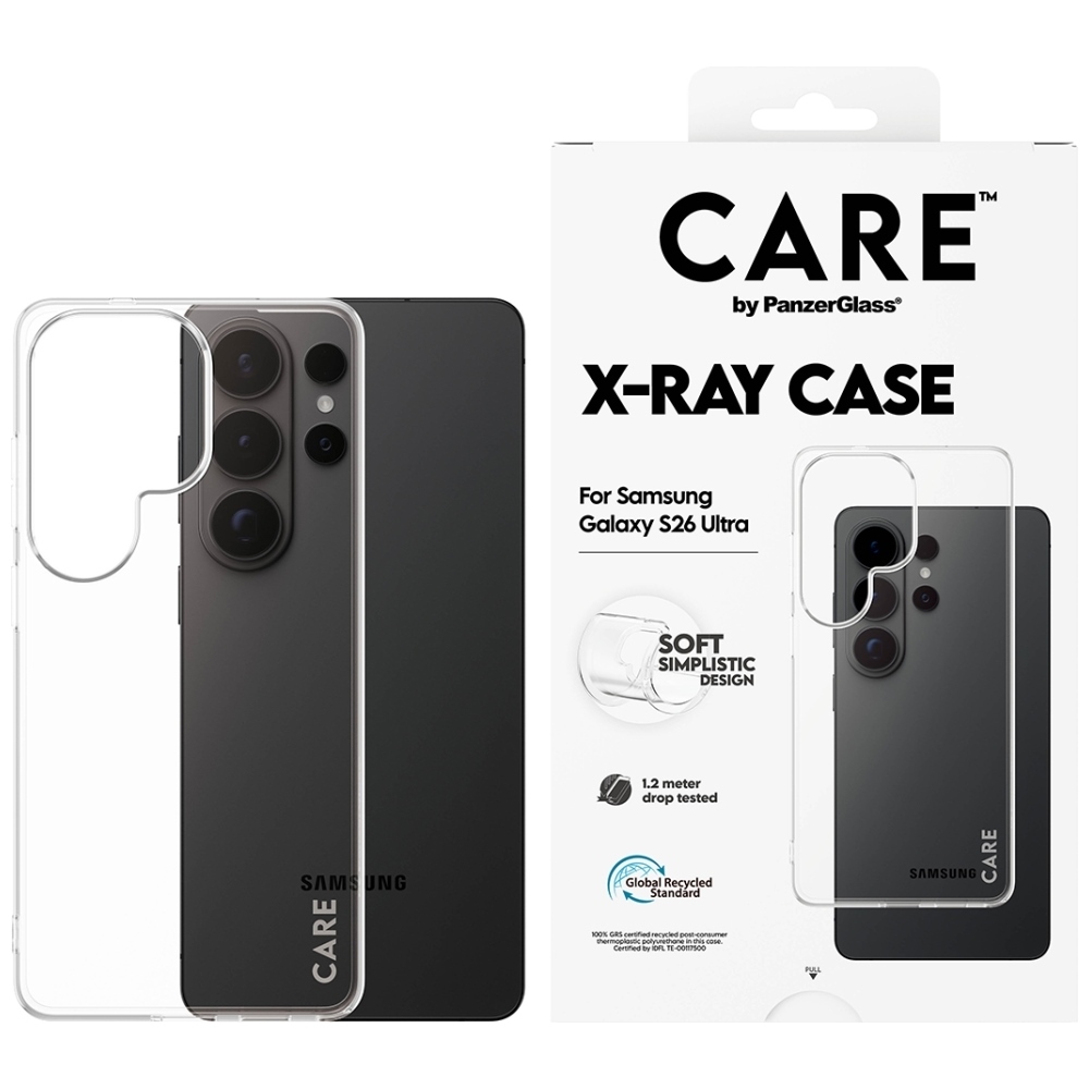 CARE by PanzerGlass X-Ray maciņš Samsung Galaxy S26 Ultra - caurspīdīgs