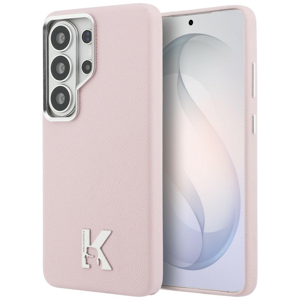 Maciņš Karl Lagerfeld K Metal Logo MagSafe Samsung Galaxy S26 Ultra rozā
