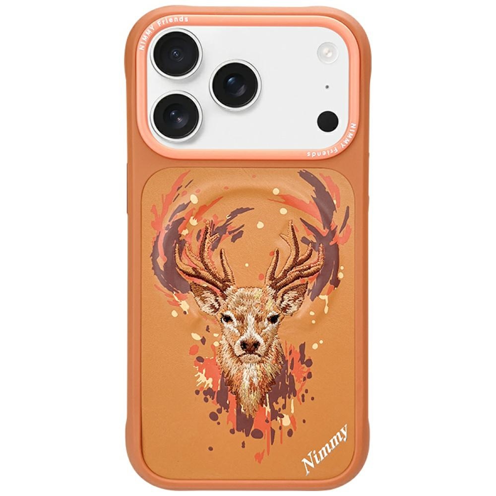Nimmy Briedis MagSafe maciņš iPhone 17 Pro oranžs