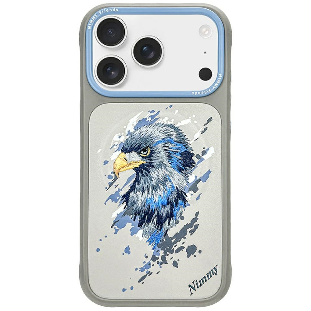 Nimmy Ērglis MagSafe maciņš iPhone 17 Pro pelēks
