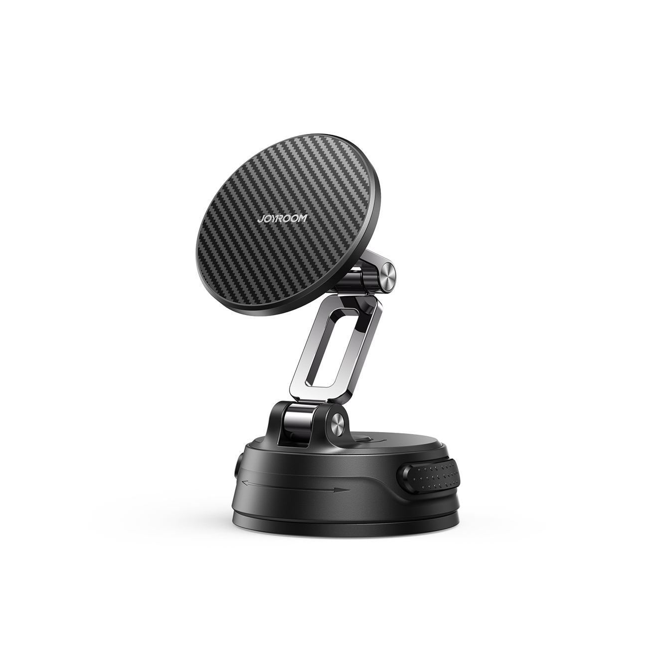 Joyroom JR-ZS51 magnētisks automašīnas turētājs ar piesūcekni vējstiklam vai panelim melns