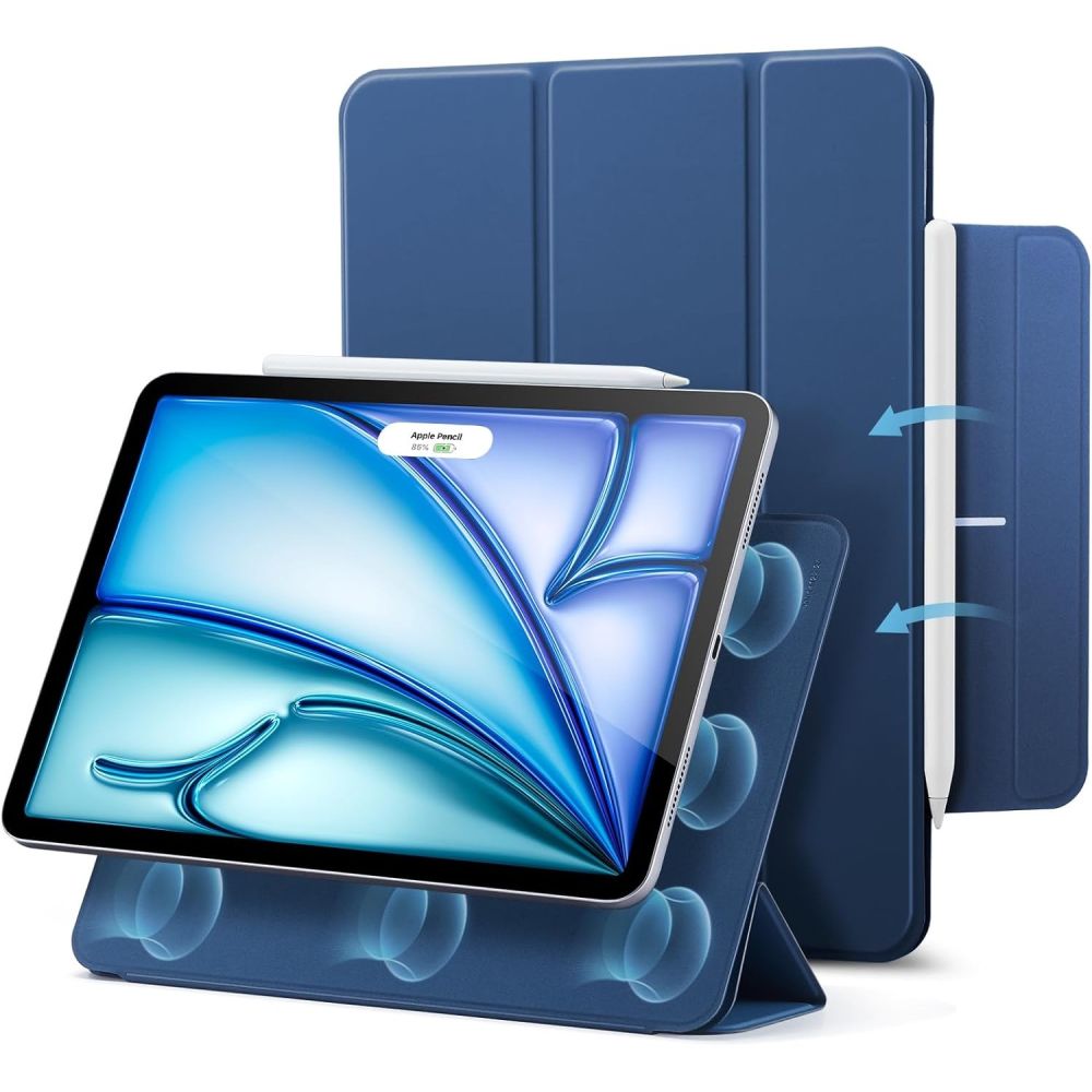 ESR Rebound magnētiskais apvalks iPad Air 10,9" (2020/2022) / 11" (2024/2025/2026) - tumši zils