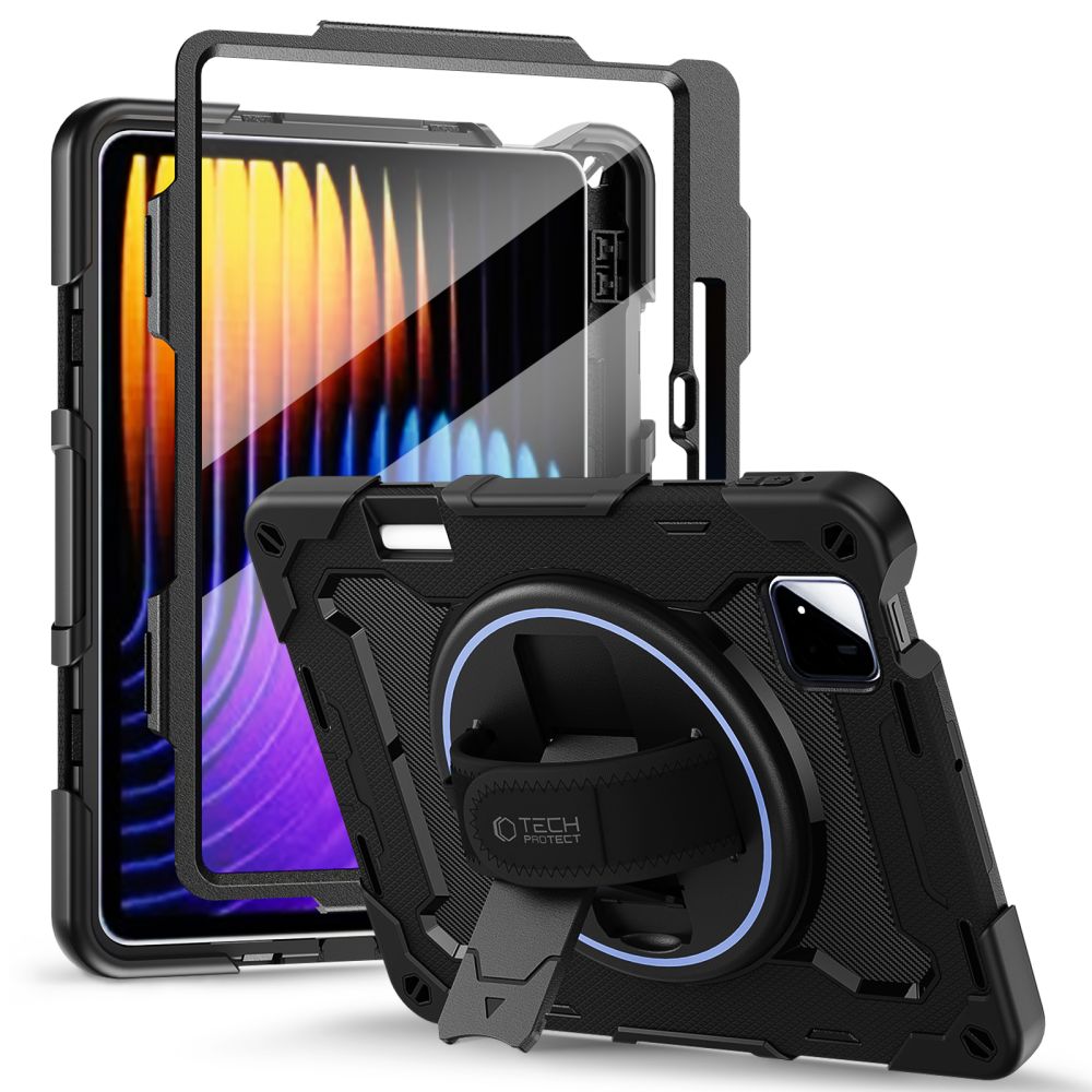 Tech-Protect Solid maciņš Xiaomi Pad 7 / 7 Pro / 8 / 8 Pro 11.2 melns