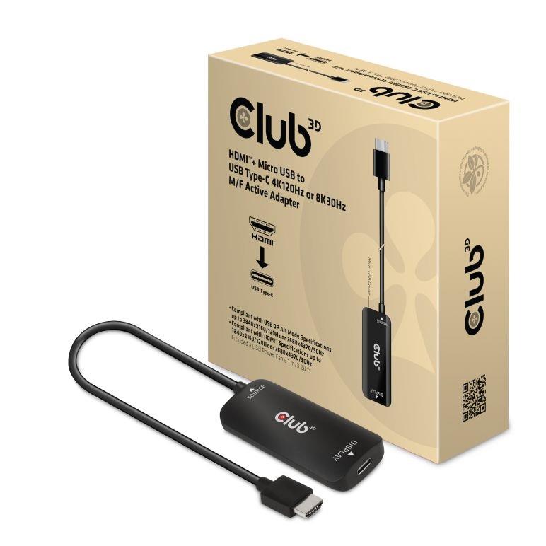 Adapteris USB-C uz USB/HDMI CAC-1336 Club3D