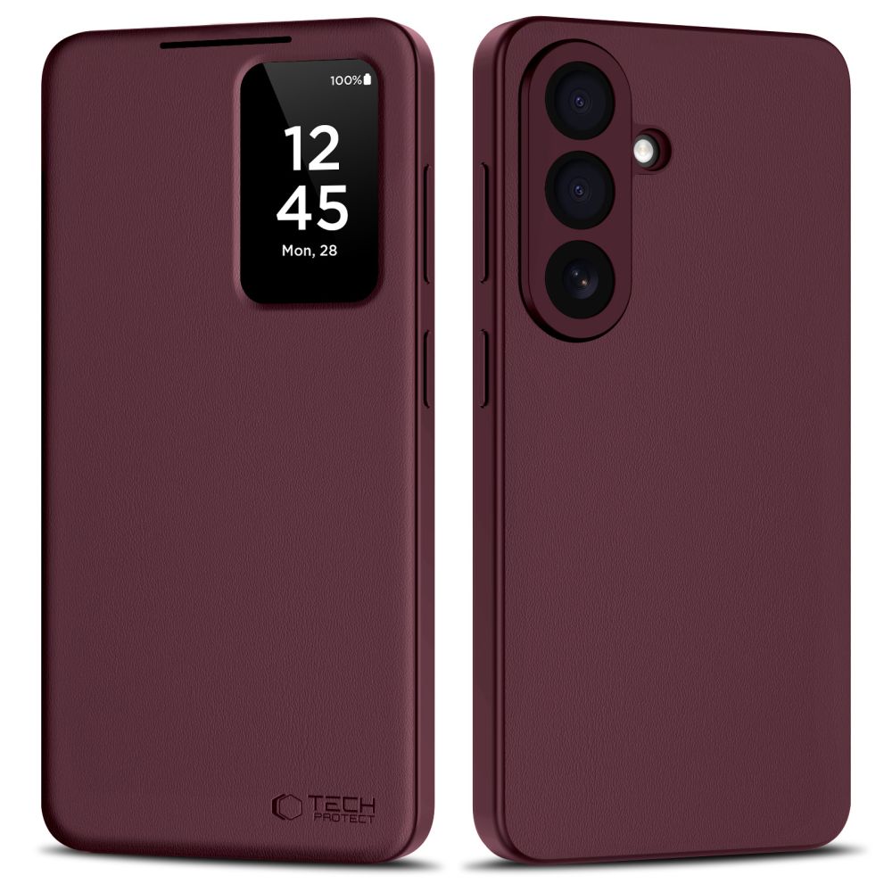 Tech-Protect Smart Wallet maciņš Samsung Galaxy A57 5G - Burgundy