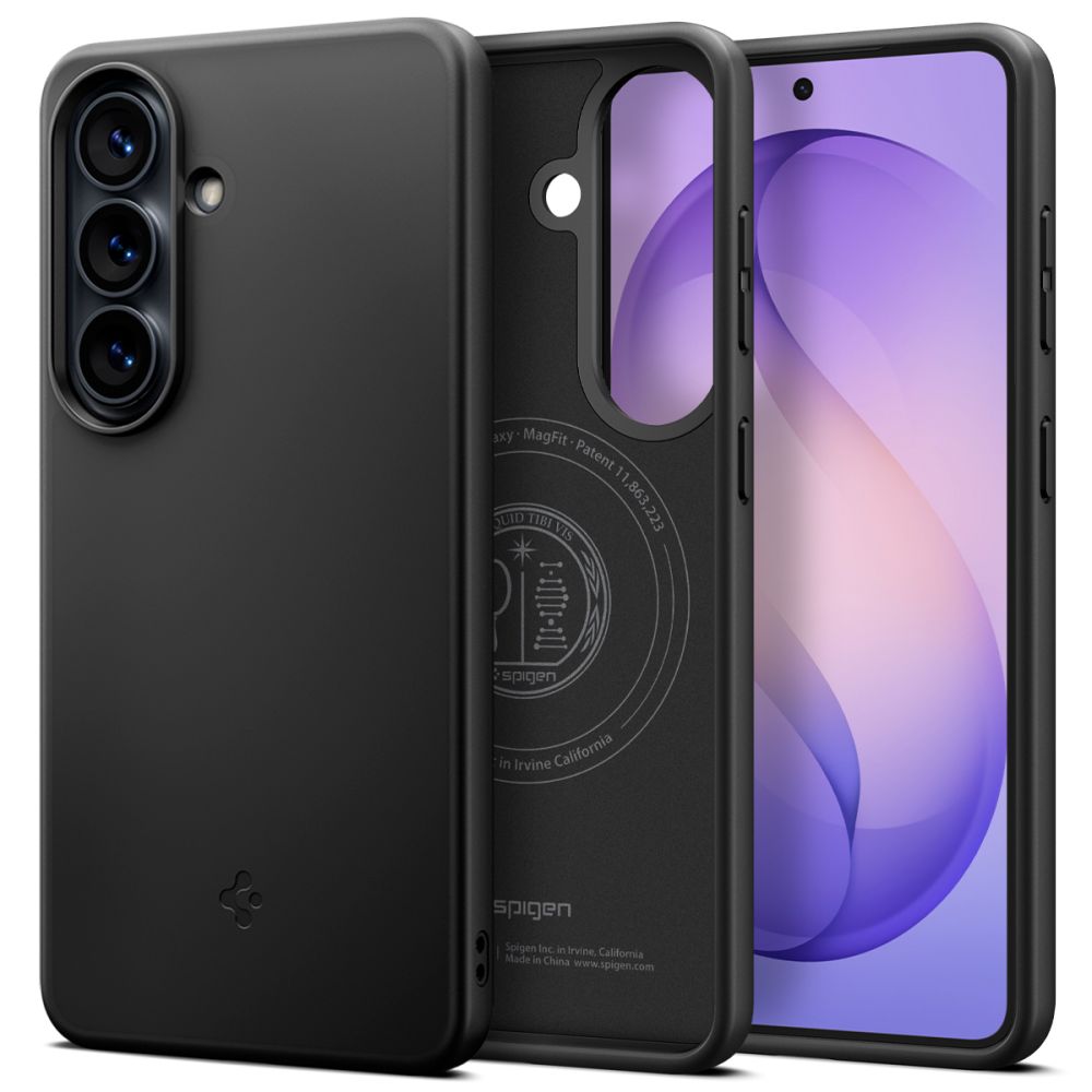 Spigen Thin Fit Mag MagSafena Samsung Galaxy S26 maciņš - melns