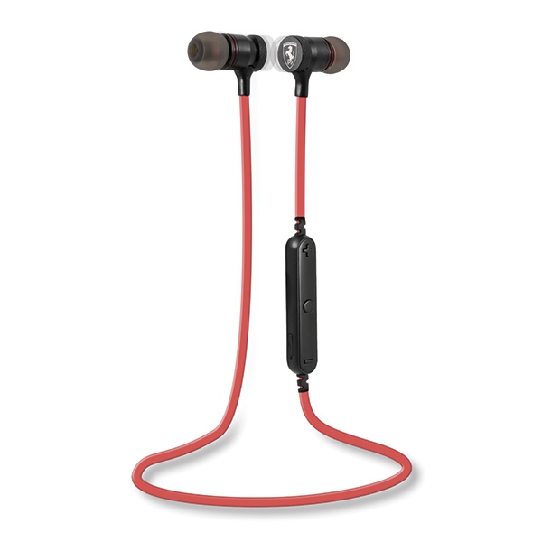 Ferrari FESEPRCB Bluetooth Wireless Headphones - Red and Black